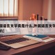 【外国语言文学类是什么,外国语言文学类是干嘛的】