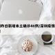 深圳昨日新增本土确诊46例/深圳疫情昨日新增